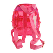 Fuchsia Transparent Backpack