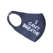 Gray Print I CAN'T BREATH Mask