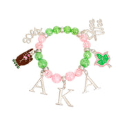 AKA SKEE WEE Bead Charm Bracelet