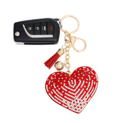 Red Heart Keychain Clip|6 x 3 inches