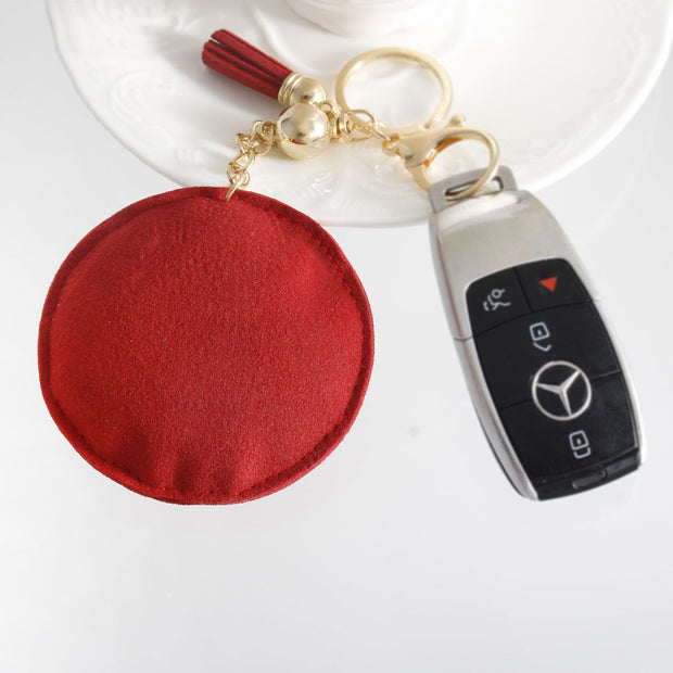 Red Padded DST Keychain|7 x 3.10 inches