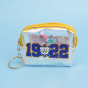 SGRHO Sorority Iridescent Zipper Pouch Keychain