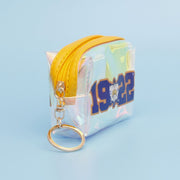 SGRHO Sorority Iridescent Zipper Pouch Keychain