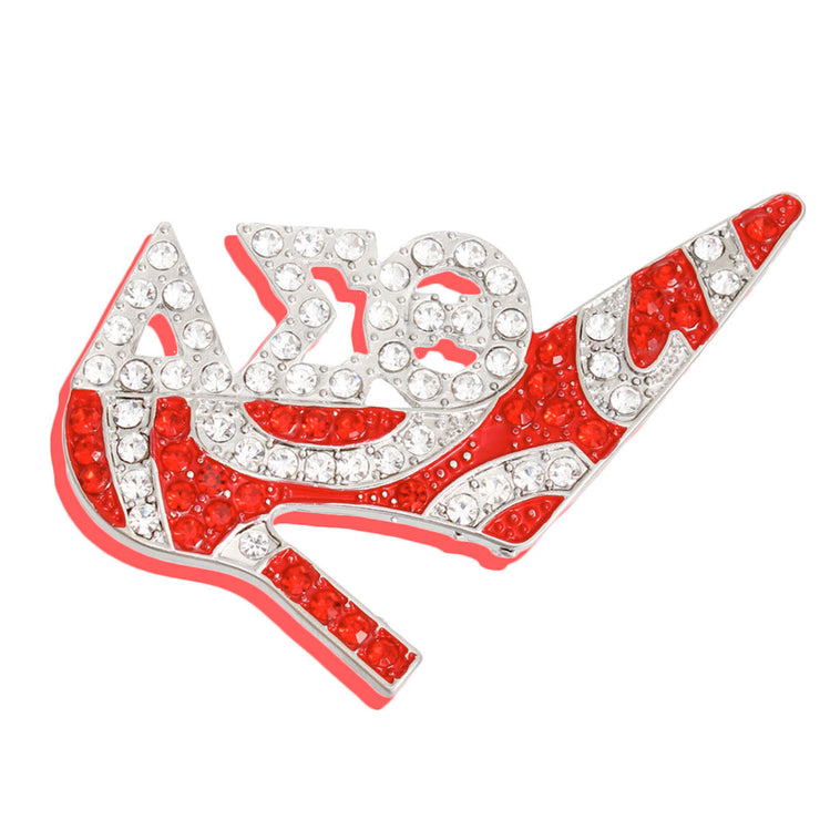 DST Brooch Delta Sigma Sorority Heel Pin for Women