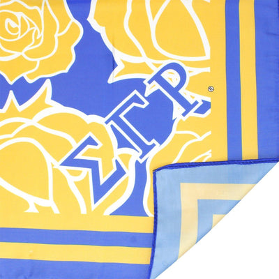 SGRHO Sorority Flower Square Scarf for Women