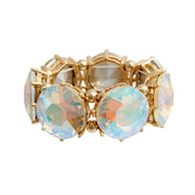 Gold Aurora Borealis Round Bracelet