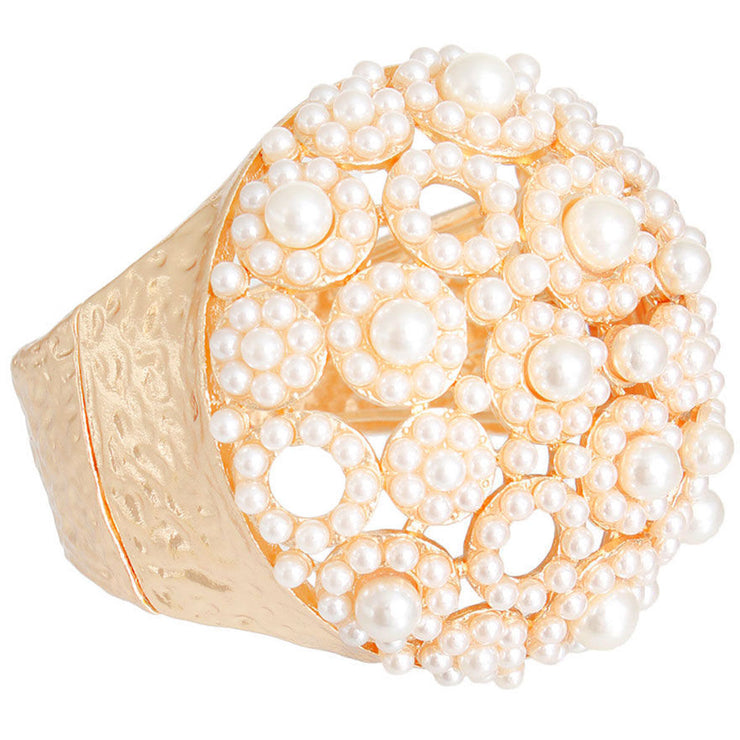 Cream Chunky Domed Cuff