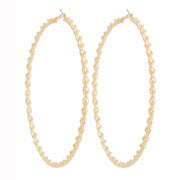 Hoops Large Twisted Gold Earrings for Women