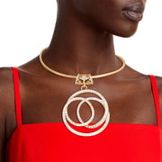 Gold AURBO 3D Pendant Necklace