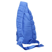 Quilted Sling Bag Blue Crossbody Bag for Women