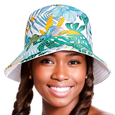 Green Tropical Reversible Hat