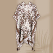 Kimono Animal Print Brown for Women