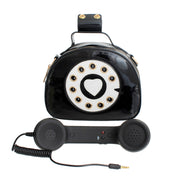 Black Rotary Phone AUX Bag