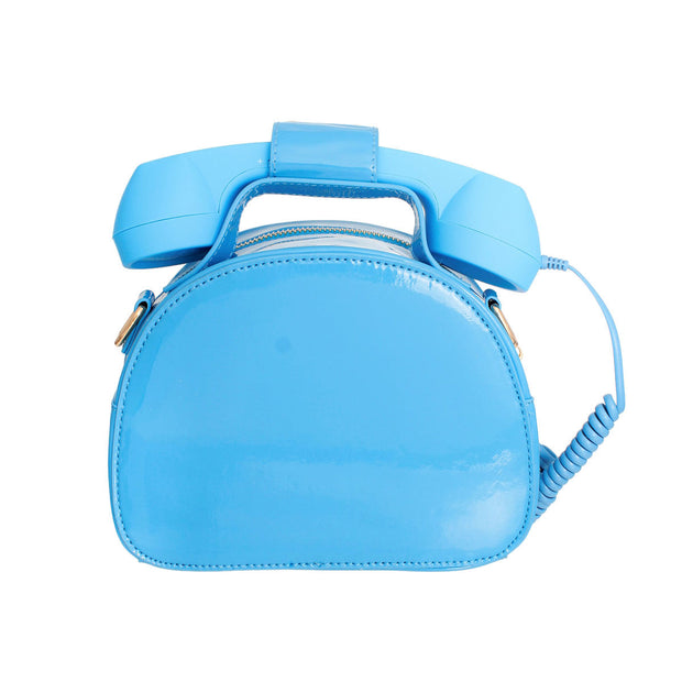 Blue Rotary Phone AUX Bag