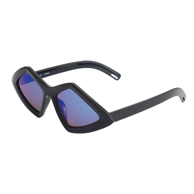 Blue Lens Pointed Frame Sunglasses