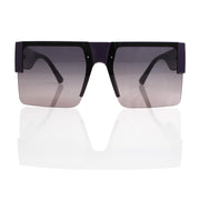 Sunglasses Square Purple Flat Top Eyewear Women