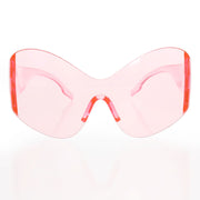 Sunglasses Butterfly Mask Pink Eyewear for Women