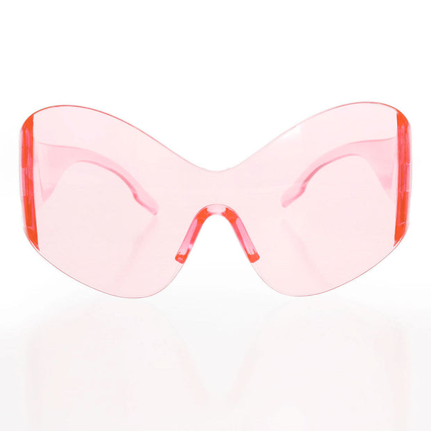 Sunglasses Butterfly Mask Pink Eyewear for Women