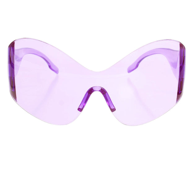 Sunglasses Butterfly Mask Purple Eyewear for Women