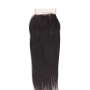 Brazilian Silky Straight 4x4 Transparent Closure