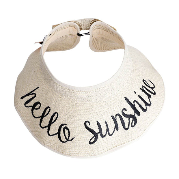 Hello Sunshine Beach Visor Hat