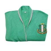 AKA Sorority 3XL Green Long Duster Cardigan