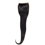 Brazilian Silky Straight 4x4 Transparent Closure