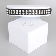 Leather Stud Choker