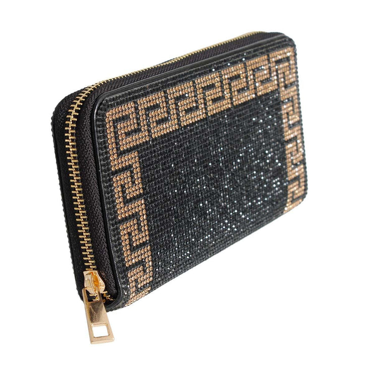 Gold Greek Key Designer Wallet