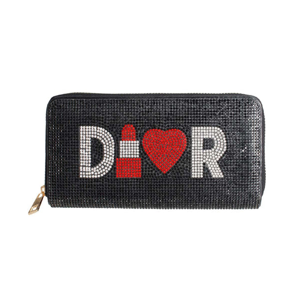 Black Stone D Designer Wallet