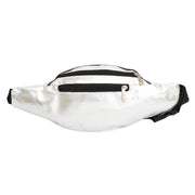 Fanny Pack 80's Silver 5 Pocket Waist Bag Women