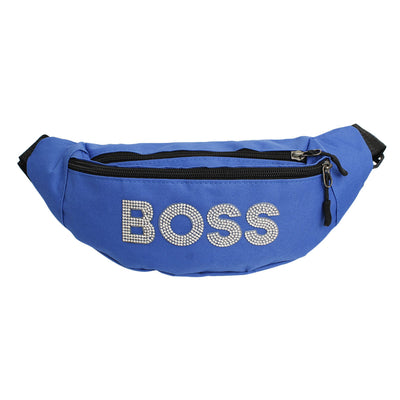 Fanny Pack Blue BOSS Rhinestone Bag for Women