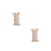 I Initial Rhinestone Studs