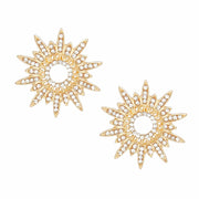 Stud Celestial Star Gold Earrings for Women