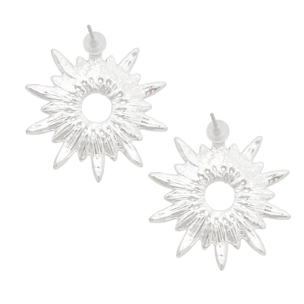 Stud Celestial Star Silver Earrings for Women