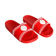 Size 7 Red Greek Key Slide