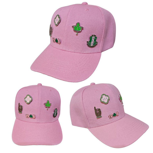 Hat Pink Canvas Baseball Cap for Women