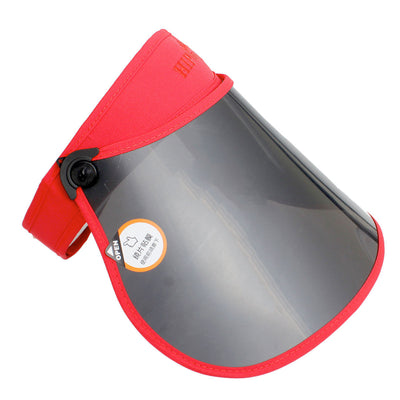 Red Face Shield Visor UPF50+