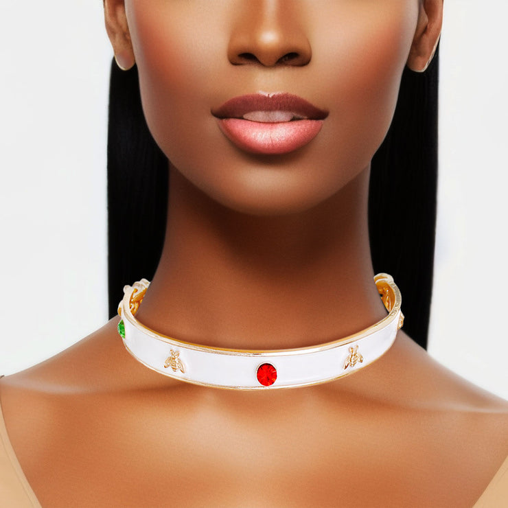 White Bee Casting Choker - Heavy