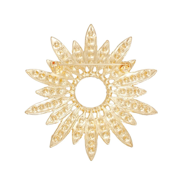 Brooch Celestial Star Gold Pin for Women