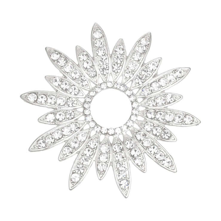 Brooch Celestial Star Silver Pin for Women