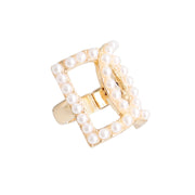 Cream Double D Ring