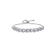 1 Carat Moissanite 925 Sterling Silver Bracelet