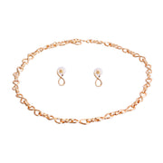 Gold Infinity Link Necklace