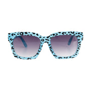 Blue Leopard Kids Wayfarer Sunglasses