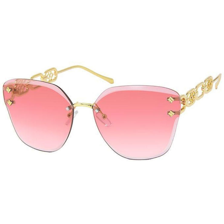 Pink Clover Chain Arm Sunglasses