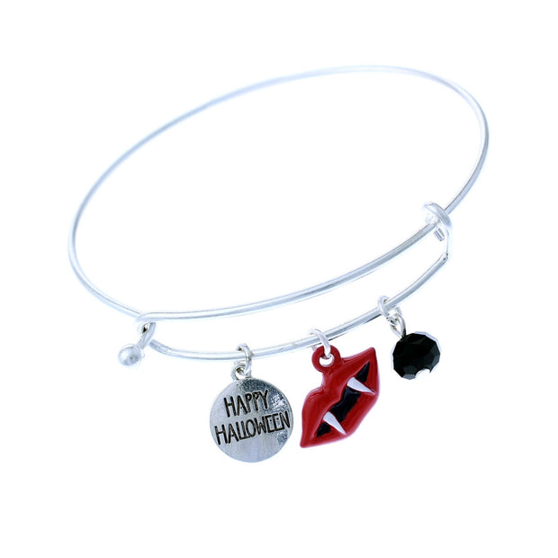 Dracula Charm Halloween Bangle