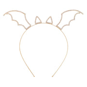 Gold Bat Ear Wings Headband