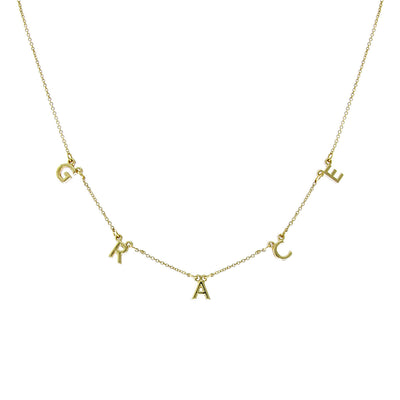 Grace Gold Station Necklace