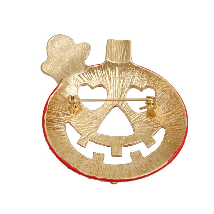 Jack O Lantern Ghost Brooch